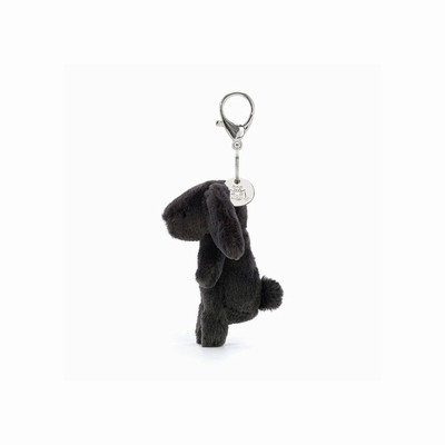 Jellycat Bashful Bunny Inky Bag Charm New Zealand | EPQRI2094